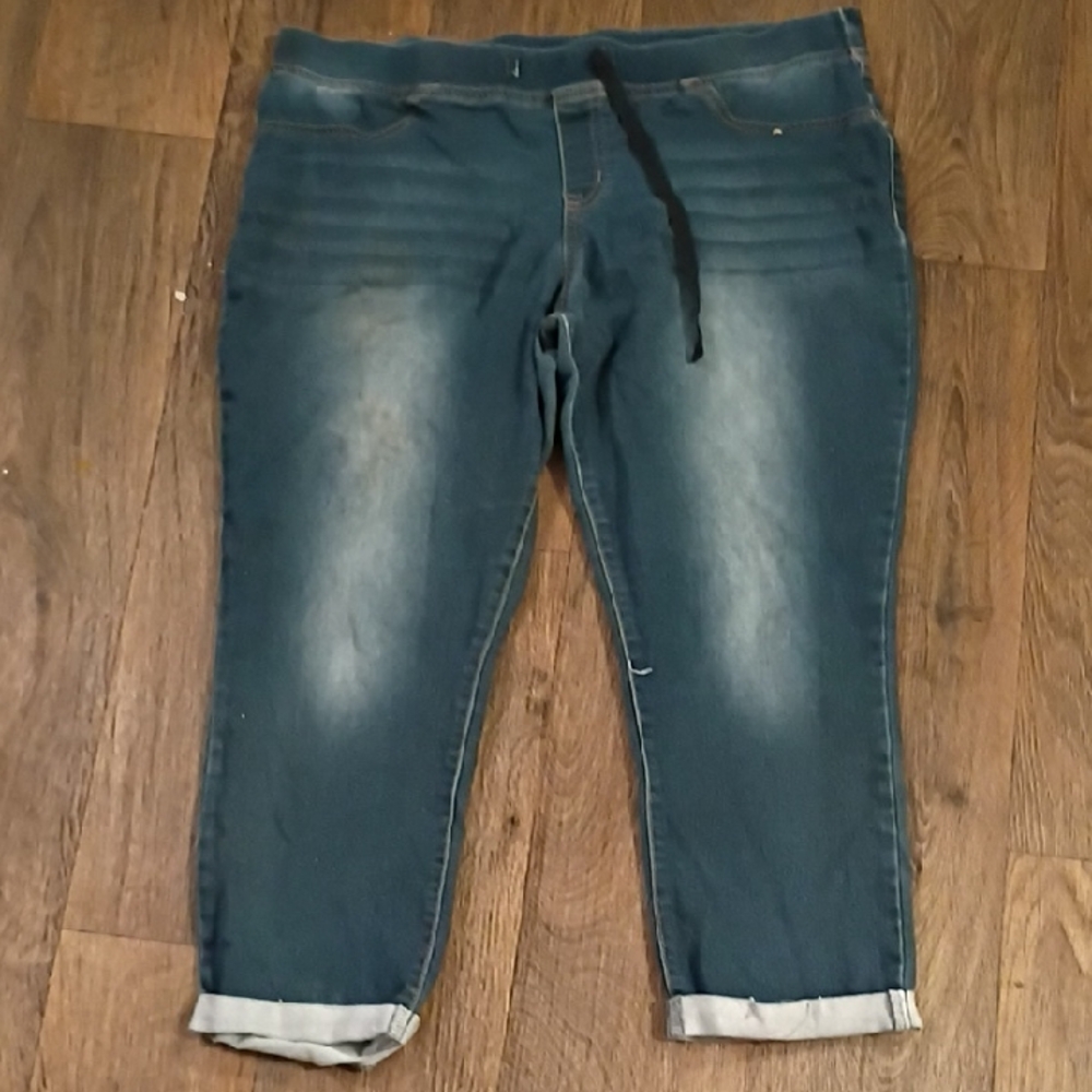 NOBO Dark Blue Ankle Jeans